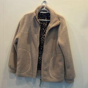 Full-zip Sherpa jacket